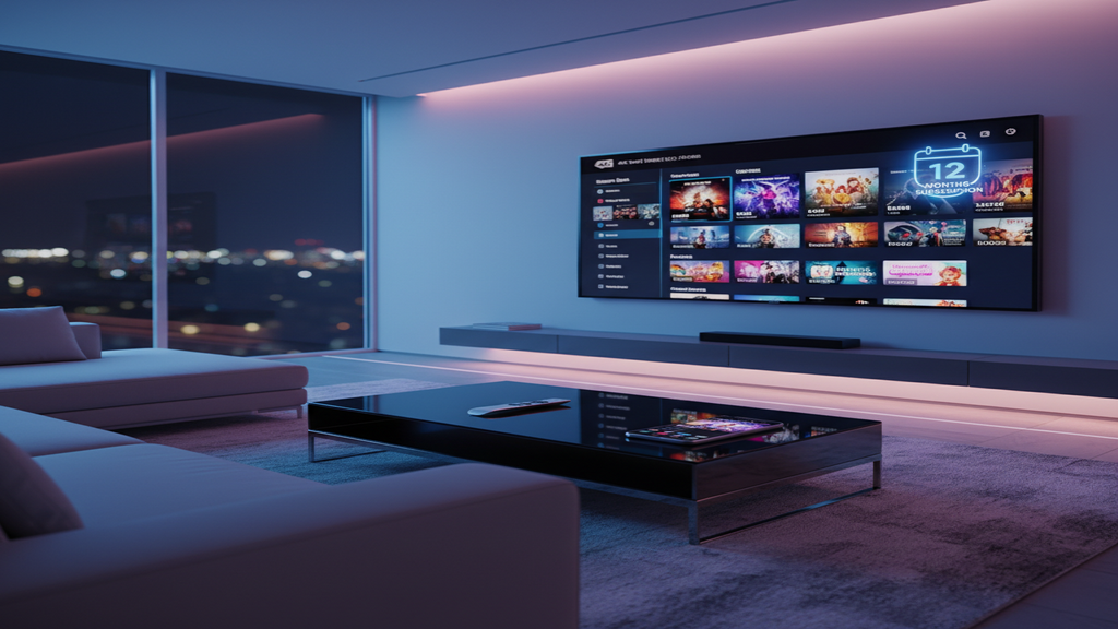 Guide pour choisir un abonnement IPTV 12 mois fiable sur une Smart TV