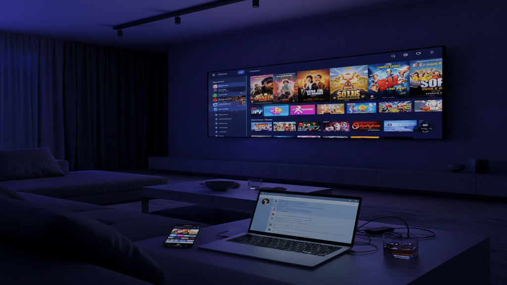 Illustration des dangers d'un abonnement IPTV illegaal forum comparé à une solution sûre