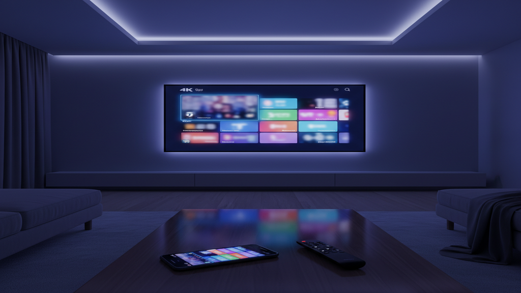 Comparaison des forfaits d'abonnement IPTV les plus populaires sur un écran de Smart TV