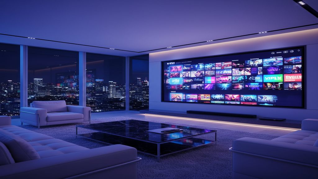 Analyse détaillée du service Majestic IPTV sur un écran de Smart TV